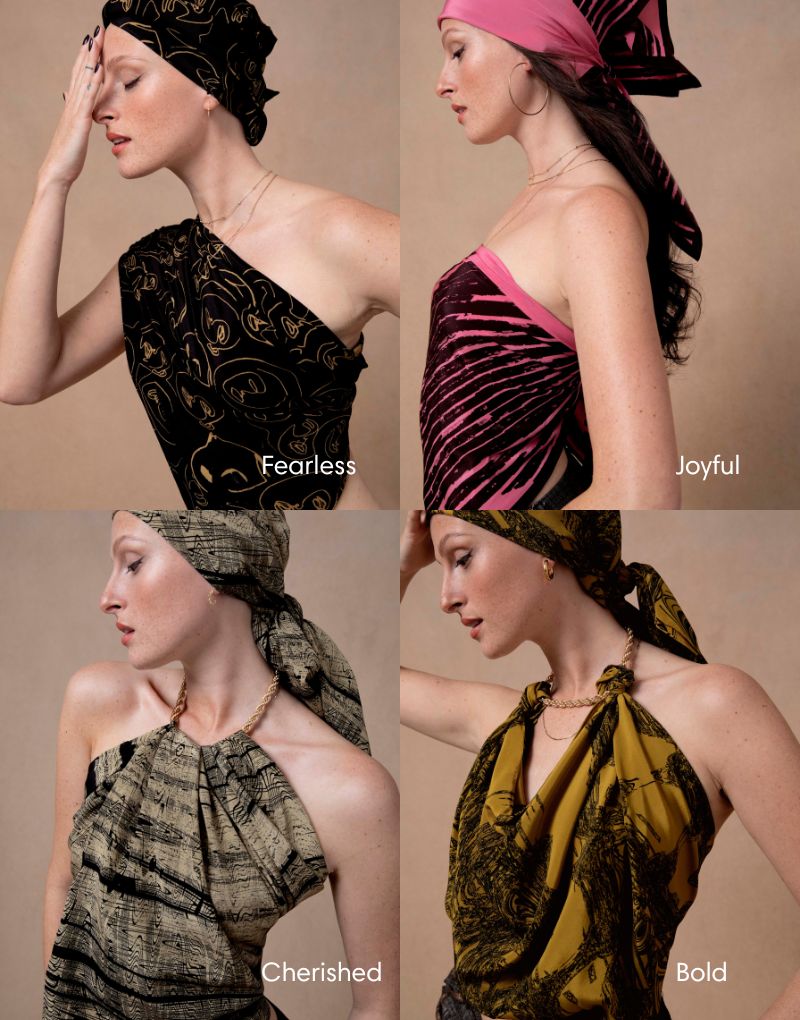 The Full Routine + Linen/Silk Scarf Gift Set