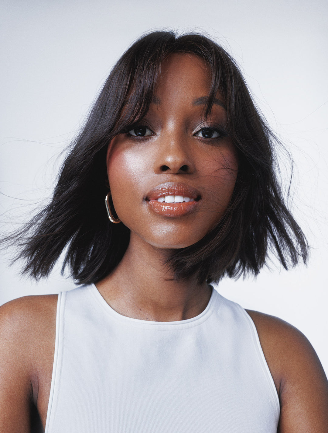 The Katie with Bangs Wig – Natural Human Hair Bob Wig UK – Amber Jean shop